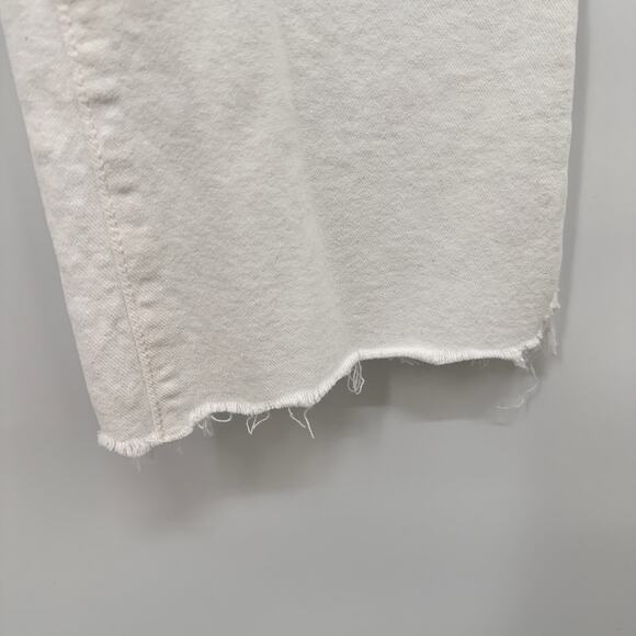 PAIGE DENIM NWT Claudine Live in Kick Flare Denim Jean Crisp White // 26 - Picture 8 of 14